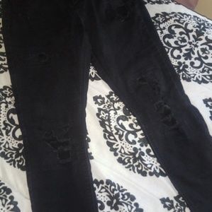 Rue 21 distressed black jeans
